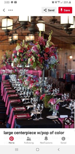 Burgundy tablecloths and bridesmaid dresses? - 2