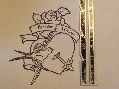 Got my custom stamp made!!! (pic included)