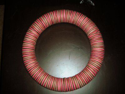 NWR: My DIY Yarn Wreath (pics included)