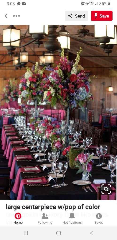 Burgundy tablecloths and bridesmaid dresses? - 2