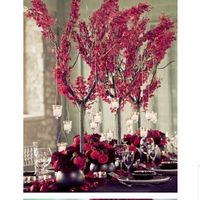 Burgundy tablecloths and bridesmaid dresses? - 1