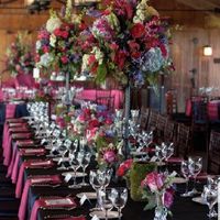 Burgundy tablecloths and bridesmaid dresses? - 2