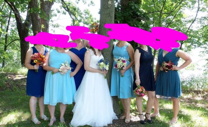 Mismatched Bridesmaids - 1