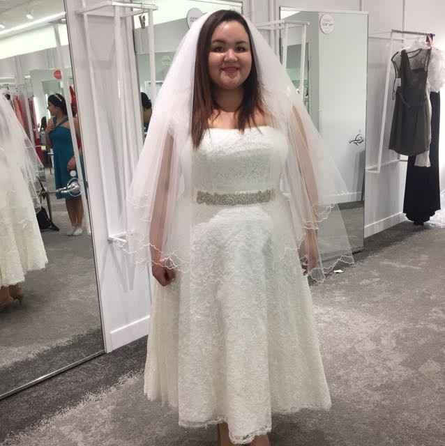 Any plus size brides think they rock their dress better than the model?