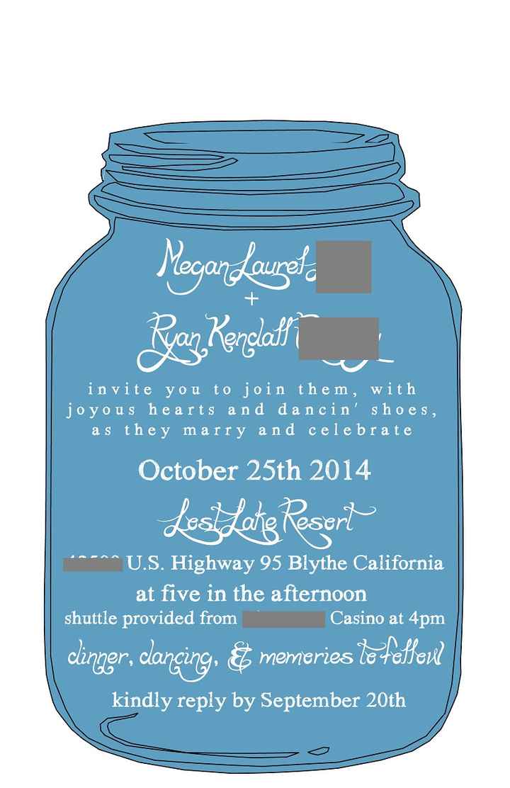 Proof read my invite Pretty Please-updated in comments