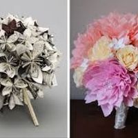 The start of my DIY paper flowers!  (Pics)