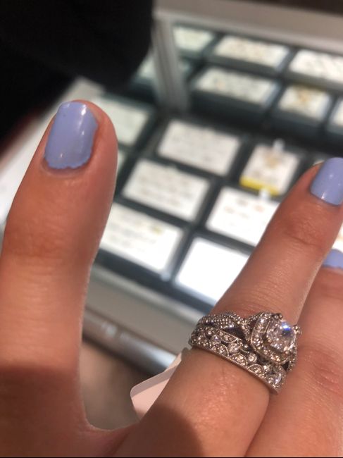 Bought our wedding bands yesterday! 1
