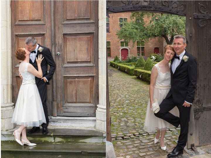 Shoes for 2-toned dress