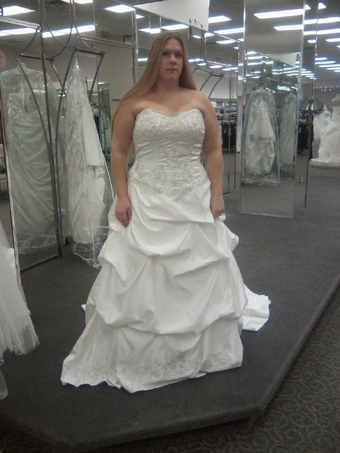 Is anyone not having a totally white dress?