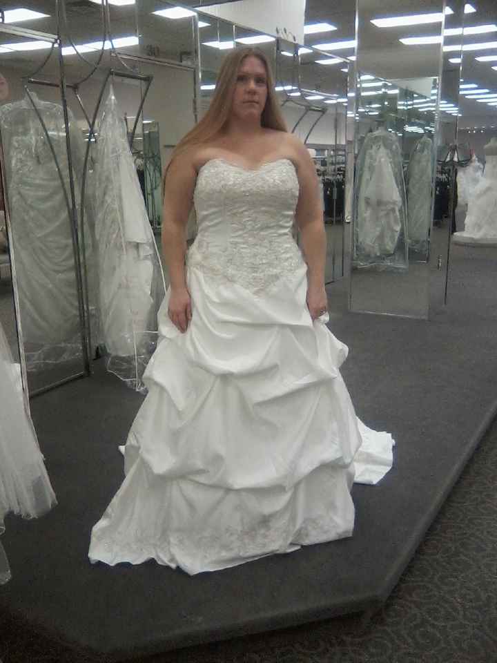 Is anyone not having a totally white dress?