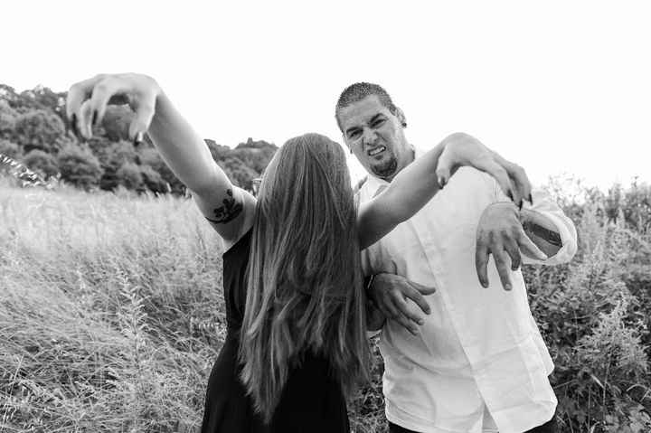 Show off your weird engagement pic - 1