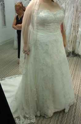 Show me your dress with you vs the model!