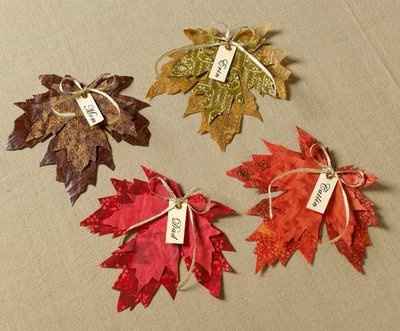 Advice please - Leaves on Fall Placecards & Fall Table Numbers