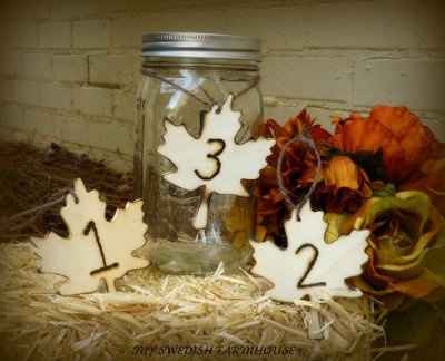 Advice please - Leaves on Fall Placecards & Fall Table Numbers