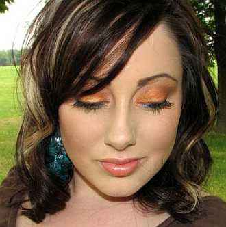 Orange Eye Shadow? Advice please