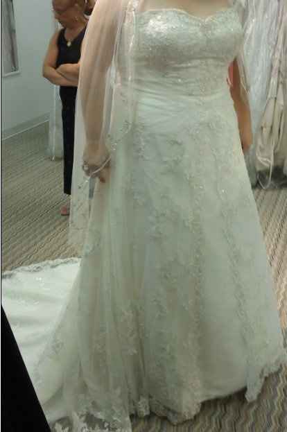 Plus sized brides - show off your dress!