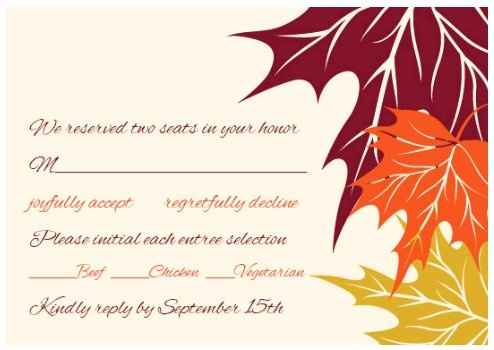 RSVP design attached - opinion please