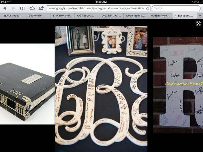Guest book ideas?