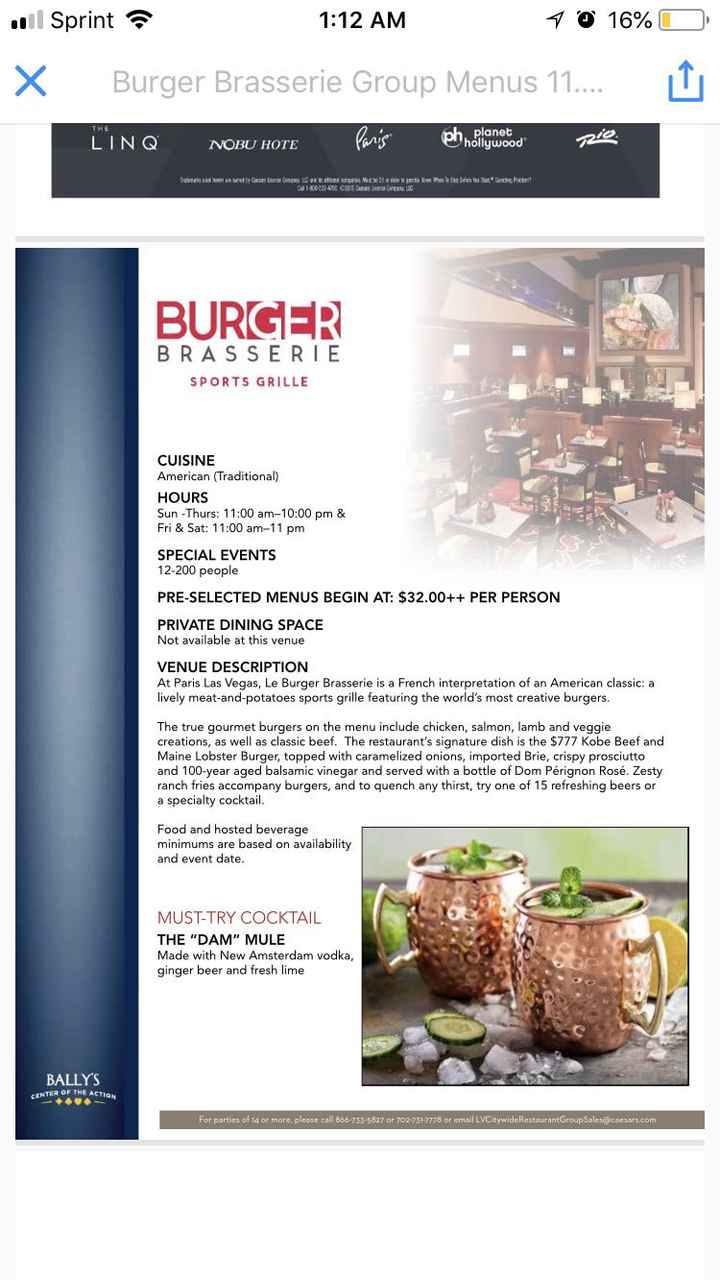 Vegas. Burgers? Reception? help 🤯 - 1
