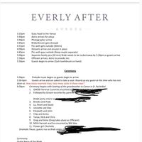 Day of Schedule/timeline - 1