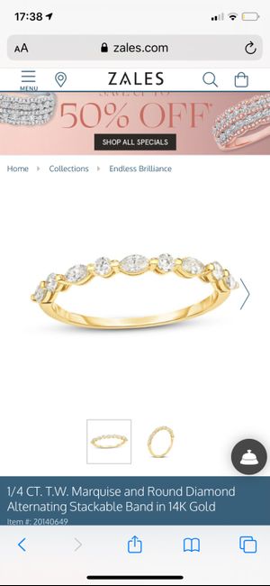 Plain band or half eternity? 3