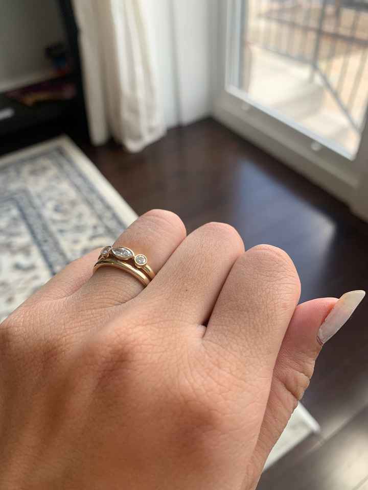 Plain band or half eternity? - 2