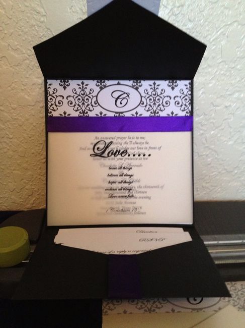 Anyone did (DIY) invites???
