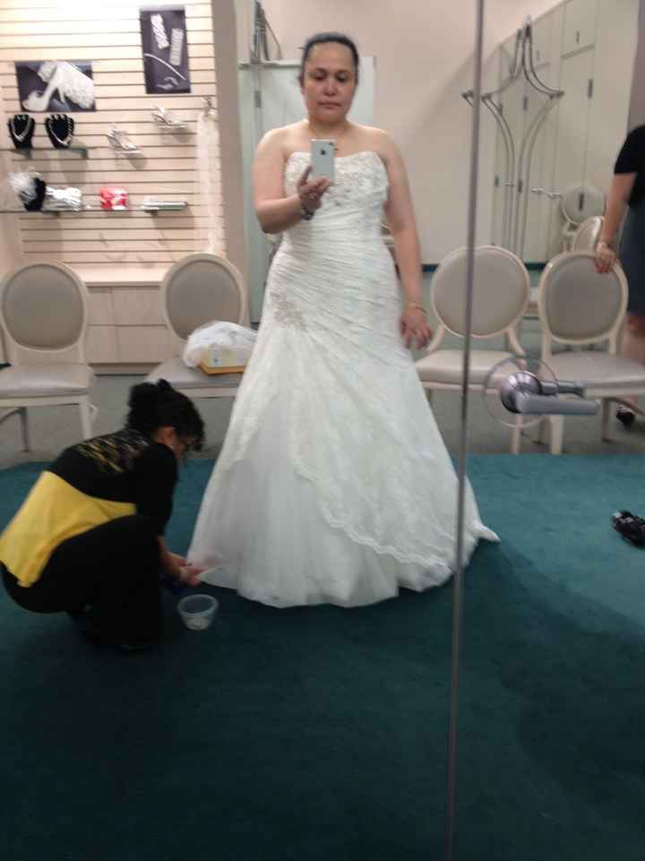 Love my dress, now I feel like a bride like everybody *pics*