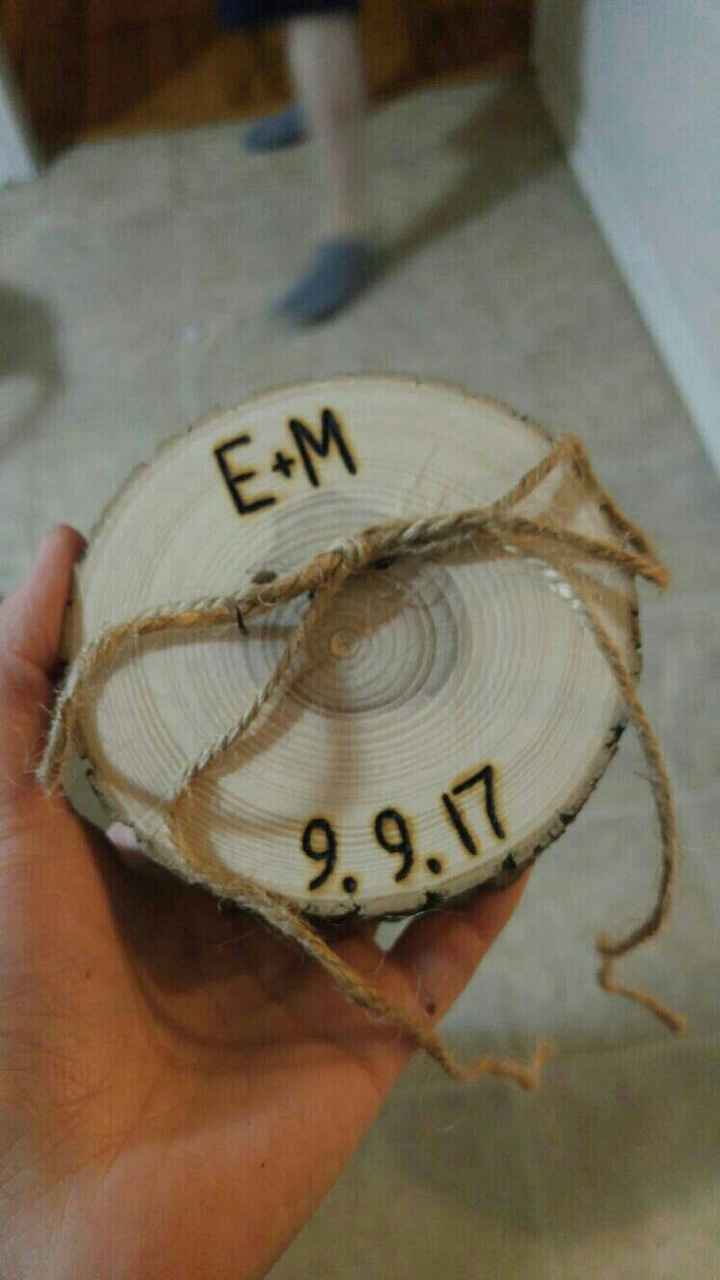 What are your ring bearers carrying?