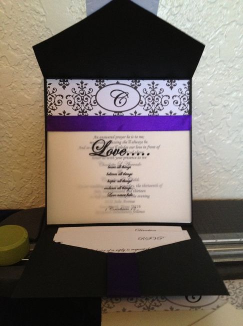 Invitations done **pics**