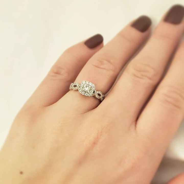 Brides and brides to be! i want to see your wedding bands or ideas for wedding bands! - 1