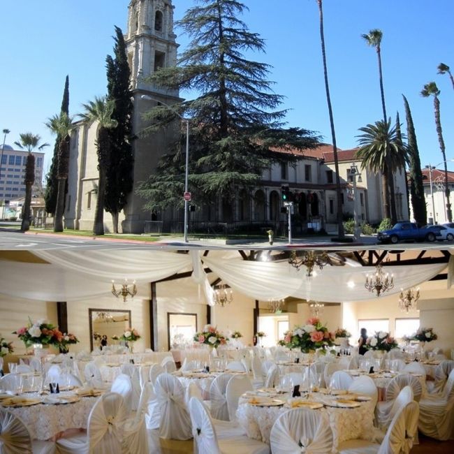 Wedding venue and guests!