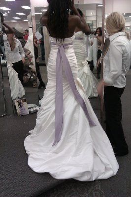 First Day of Dress shopping.