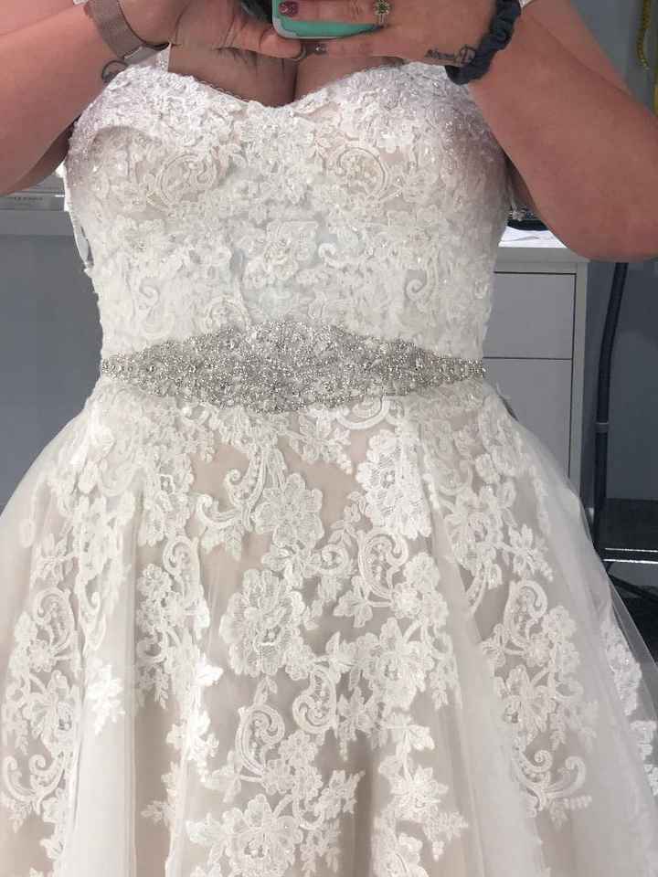 close up wedding dress