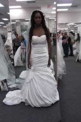 First Day of Dress shopping.