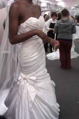 First Day of Dress shopping.