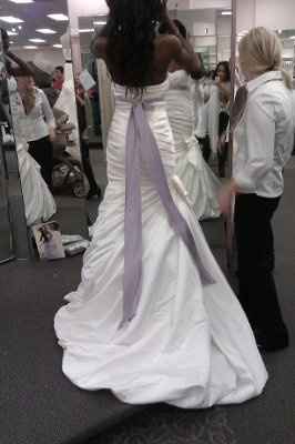 First Day of Dress shopping.
