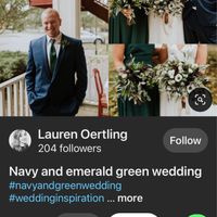 Navy Blue, Dark Green and ?? Flowers - 3