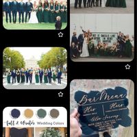 Navy Blue, Dark Green and ?? Flowers - 4