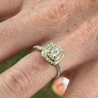 Let's see those rings! And for the Mrs lets see the bands with it ! I LOVE seeing everyone's bling:)