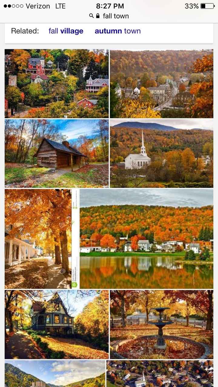 Rec for East Coast "fall" type town for honeymoon