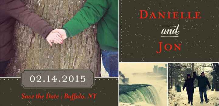 Our save the dates!