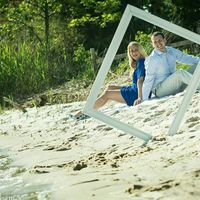 Engagement photo props