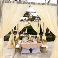 This was taken by a guest! I wanted a photo of the whole gazebo and table!