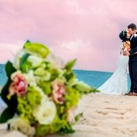We got married at 5pm and afterwards it rained just for a few min which made and amazing background