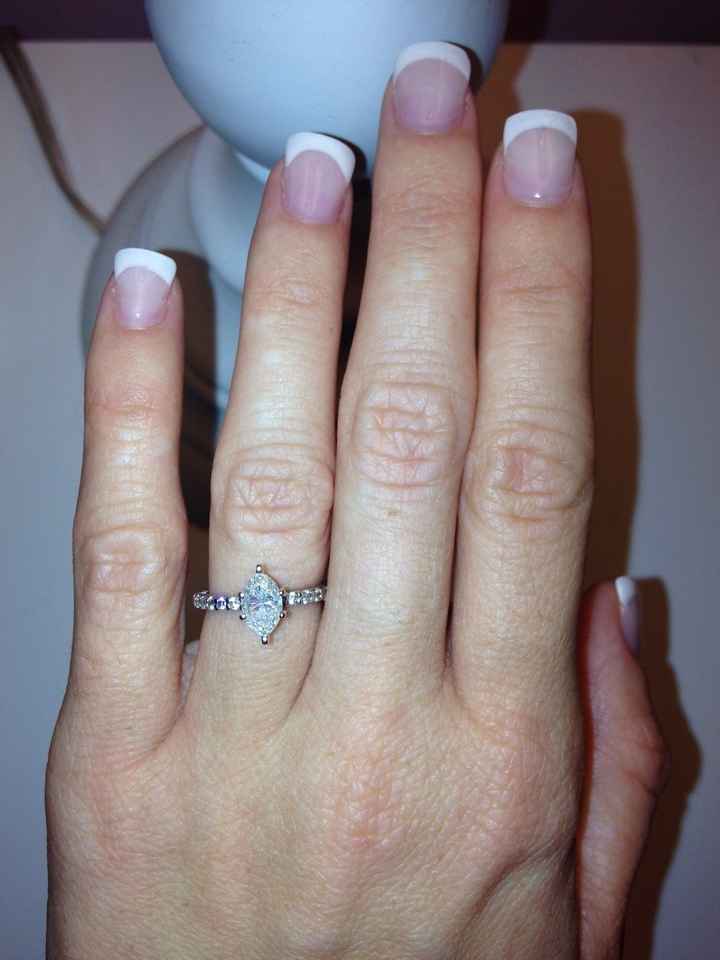 Show off your E-ring and wedding band!!!