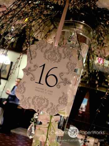 Let me see your: table numbers/names!