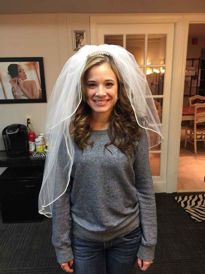 Did you wear your hair down for your wedding? Are you planning to? Pics?