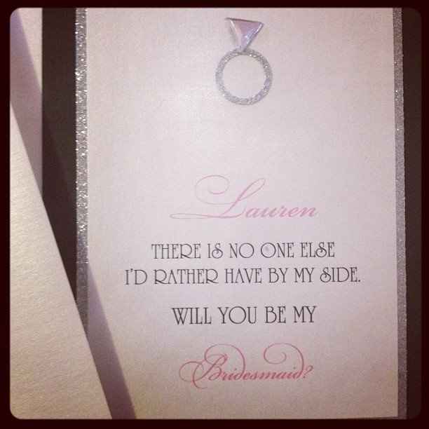 How will you/did you ask your bridesmaids?