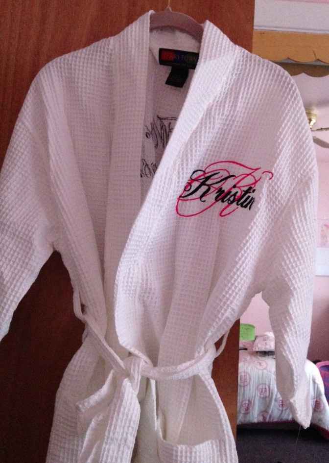 Bridesmaid gifts & Robe :)